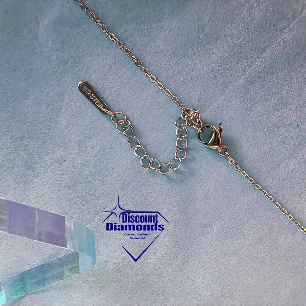 Stainless Steel Double Heart Necklace